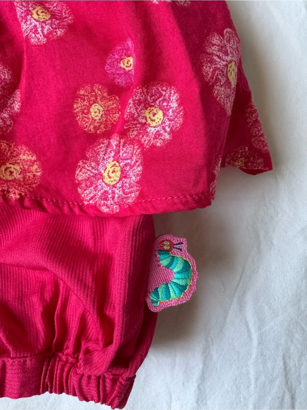 Vintage Carters Hungry Hungry Caterpillar Baby Romper with Bloomers
